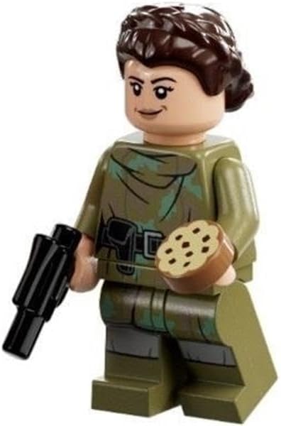 LEGO Star Wars: Princess Leia Endor Minifigure with Pistol