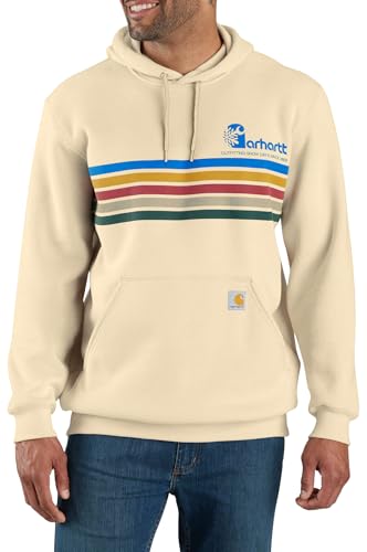 Carhartt Men's 106499 Loose Fit Midweight Stripe Graphic Sweatshirt
