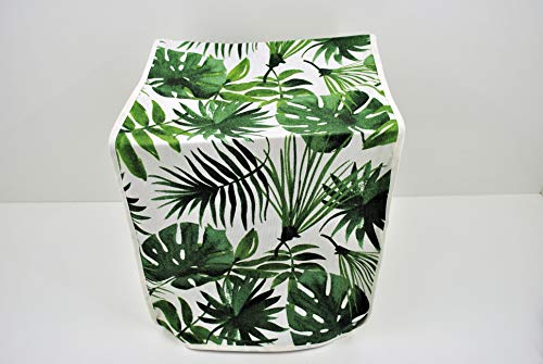 Funda Antimanchas Protectora para THERMOMIX TM31 TM5 TM6. Mod Hojas Verdes