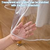 Zoom IMG-2 orixo tovaglia rotonda trasparente diametro Zoom IMG-2 orixo tovaglia rotonda trasparente diametro