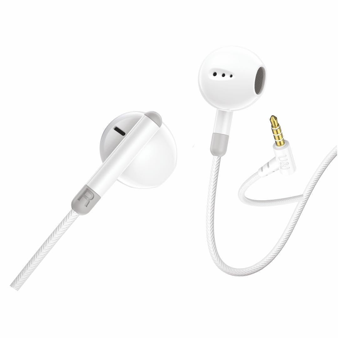 Ui U & i BORN TO WIN U&I Wired Earphones with Microphone, Pistol Series, 3.5mm Jack, HD Calls, MEMS Mic, Oxygen-Free Copper Coil