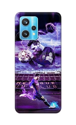 Image of Printed Hard Back Cover Case for Realme Narzo 50 Pro 5G Back Cover (Famous Football Player) -1111