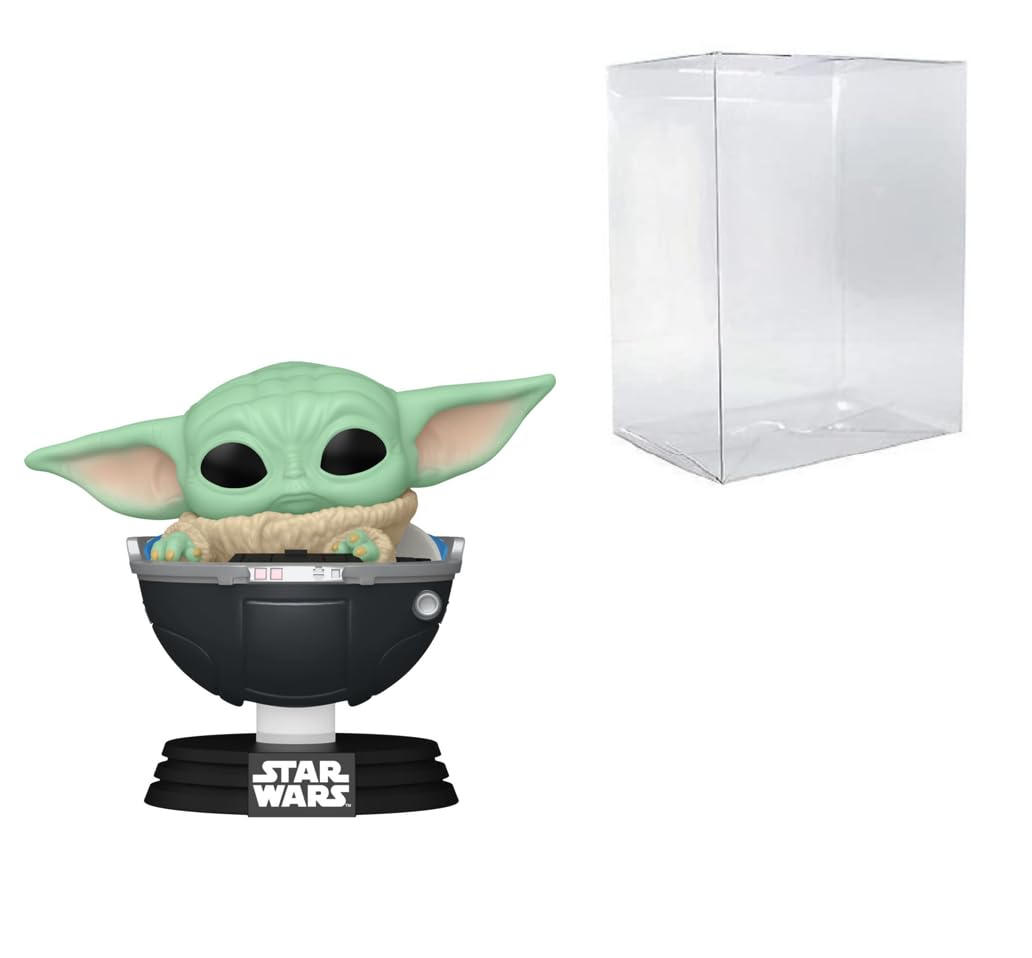 Amazon.com: POP! Star Wars: The Mandalorian - Grogu in Hover-Pram