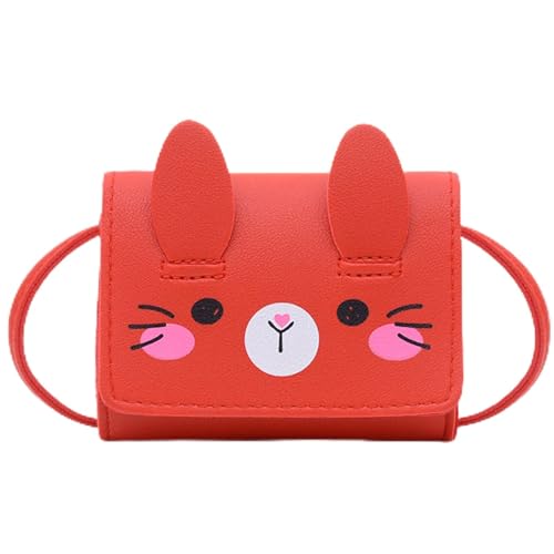 Bolsa tiracolo para mulheres, bolsa de ombro fofa, carteira de viagem, mochila, bolsa clutch, Vermelho, Small/Mini