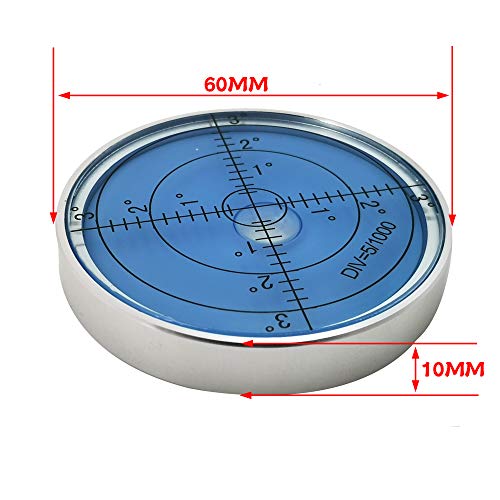 High Precision Horizontal Bubble Cardan Level Horizontal Bubble Band Horizontal Ball Horizontal Bead Leveler Accuracy 15\'/2 (6010mmNoctilucent)