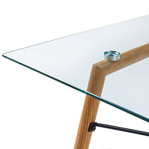 Versanora Minimalista Dining Tables, Clear, 31.5 In X 55.12 In X 29.92 In #TOP7