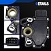 HiSport Transmission Neutral Safety Switch - Compatible with Ford Ranger Explorer Expedition Mustang F150 F250 E150 E250 E350 E450 Mazda Lincoln Replaces 5L2Z7F293AA, F5LP7F293AA