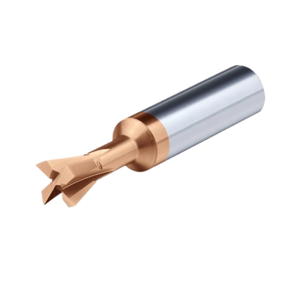 Herramienta CNC de 45, 60 y 75 grados, fresa de cola de milano de carburo for metal, fresa de chaflán de acero de tungsteno, 1 pieza(8 * 60MM*45)