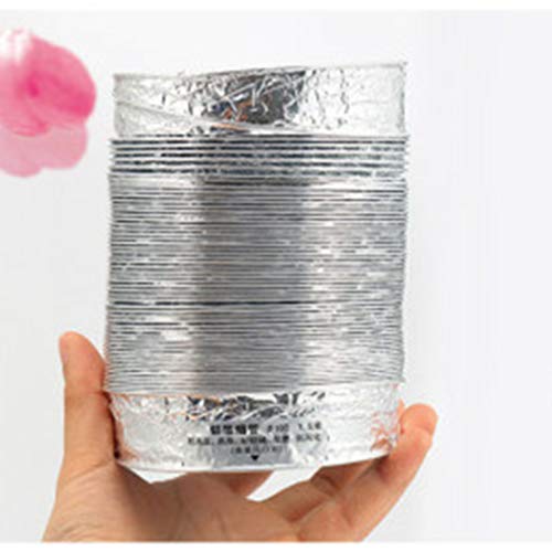 ULTECHNOVO Ventilation Hose Vent Aluminum Foil Ducting Hose 1.5m 100mm Diameter Flexible Dryer Vent Air Intake Ventilation Fan Exhaust for HVAC Ducting - Image 4