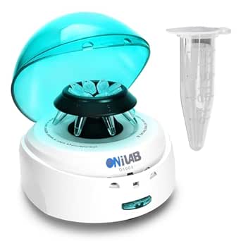 ONiLAB Lab PRP Benchtop Centrifuge 6x15mL/10mL/7mL/1.5-5ml, 300-5000rpm (Max. 2600xg RCF), LCD Digitaal Desktop Lab Centrifuge Timer 30sec-99min, Twee Snel Start Programma's