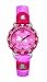 Lulu Castagnette - 38583 - Montre Fille - Quartz Analogique - Cadran Rose - Bracelet Cuir Rose