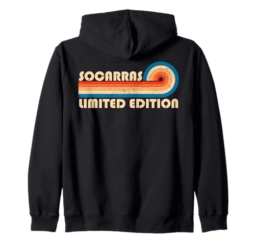 SOCARRAS Surname Retro Vintage 80s 90s Birthday Reunion Sudadera con Capucha
