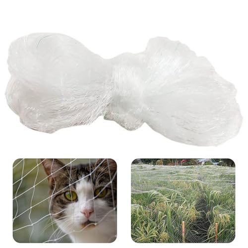 Sohodoo Rete di Sicurezza Trasparente for Gatti - Rete Metallica in polietilene Resistente for finestre, balconi e Giardino - Protezione antifuga for Animali Domestici(6 * 3m)