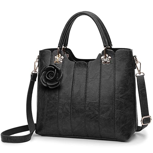 Bolso Rofozzi de cuero vegano para mujer, asa superior miniatura 1