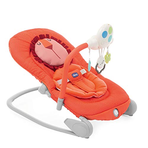 Chicco Balloon Transat Évolutif pour Bébé et Enfant Chaise à Bascule et Fauteuil, Dossier Inclinable, Pliage Compact, Jouet Electronique Interactif,...