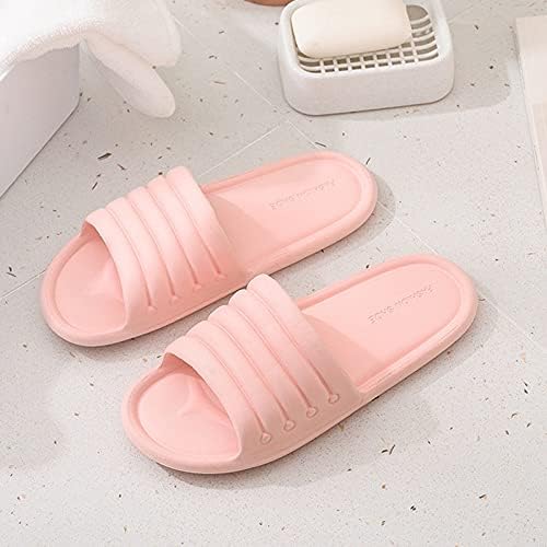 Women/Men's Slip On Slippers Non-Slip LightWeight Flat Slide Sandals Solid Color Comfy Foams Sole Shower Sandals House Soft Flip Flop Shoes for Indoor Home Garden Bathroom | Image 3