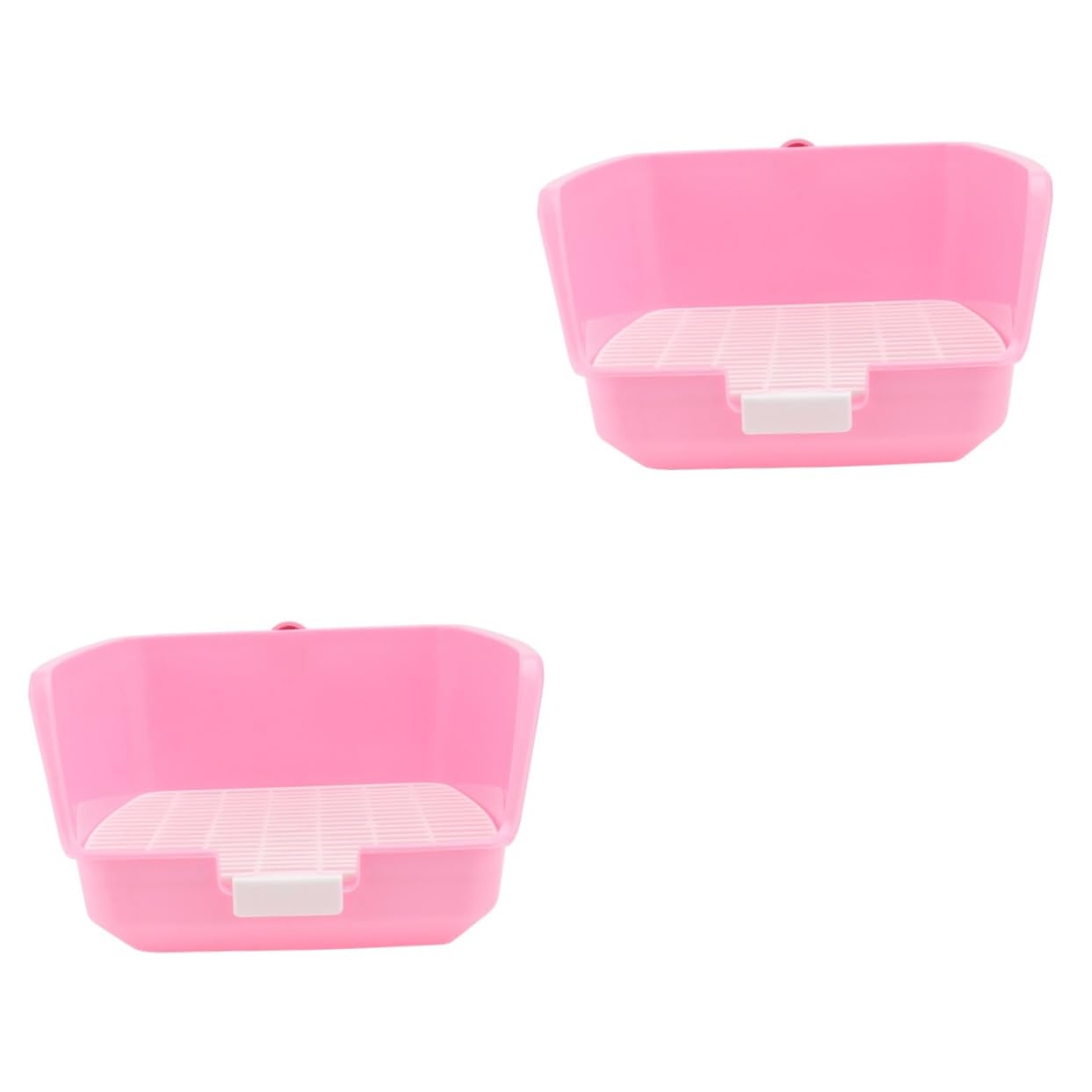 Bac à litière d'angle pour lapin DOITOOL anti-odeur et anti-projection en plastique