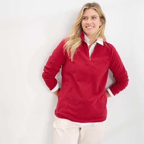 Image of Lands' End Anyweather Fleece Quarter Zip Pullover