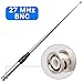 Roniware 27Mhz CB Antenna 9-Inch to 51-inch Telescopic/Rod HT Antennas for Handheld CB Radio with BNC Connector Compatible with Cobra Midland 75-822 75-785 Uniden Anytone CB Radio