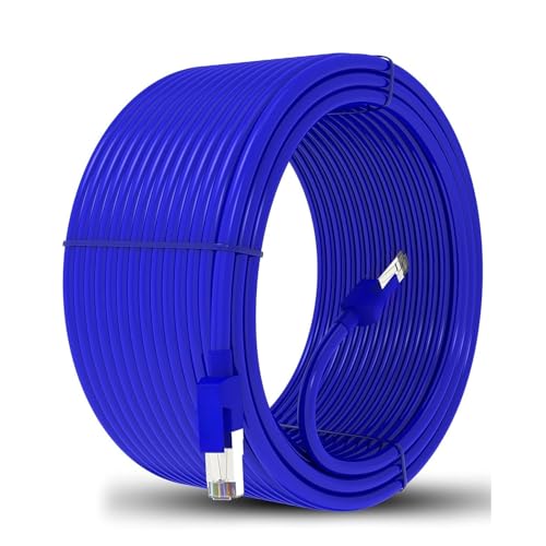 Image of PremiumAV Cat6 Ethernet Cable 1.5M (4.9FT) - High Speed 1Gbps LAN Cable, 550MHz UTP RJ45 Patch Cable - Internet Network Wire for Modem, Router, PC, Laptop, Switch (Blue)