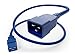 UNC Group Power Cable IEC C19 to IEC C20, 20Amp, 12AWG, 250V, SJT Jacket, C19-C20, Blue 4FT