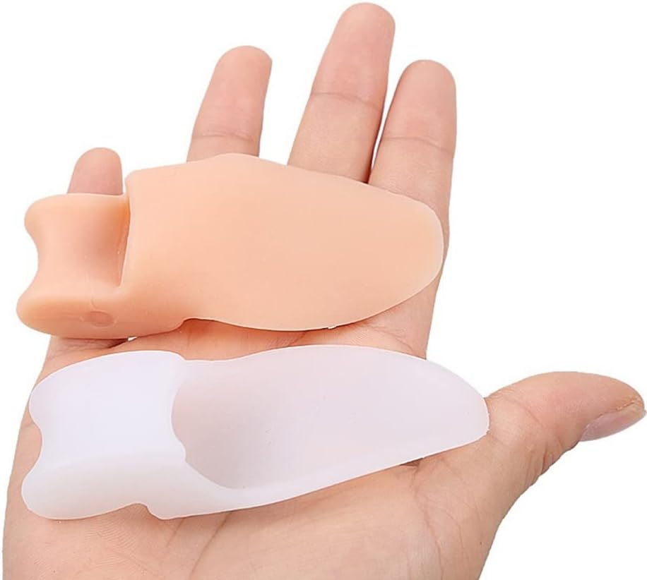 DEAVER Gel Toe Bunion Separator Corrector,Hallux Valgus Corrector – Separator/Straightener Unisex Foot Care Soft Protectors Straightener Relief Pain