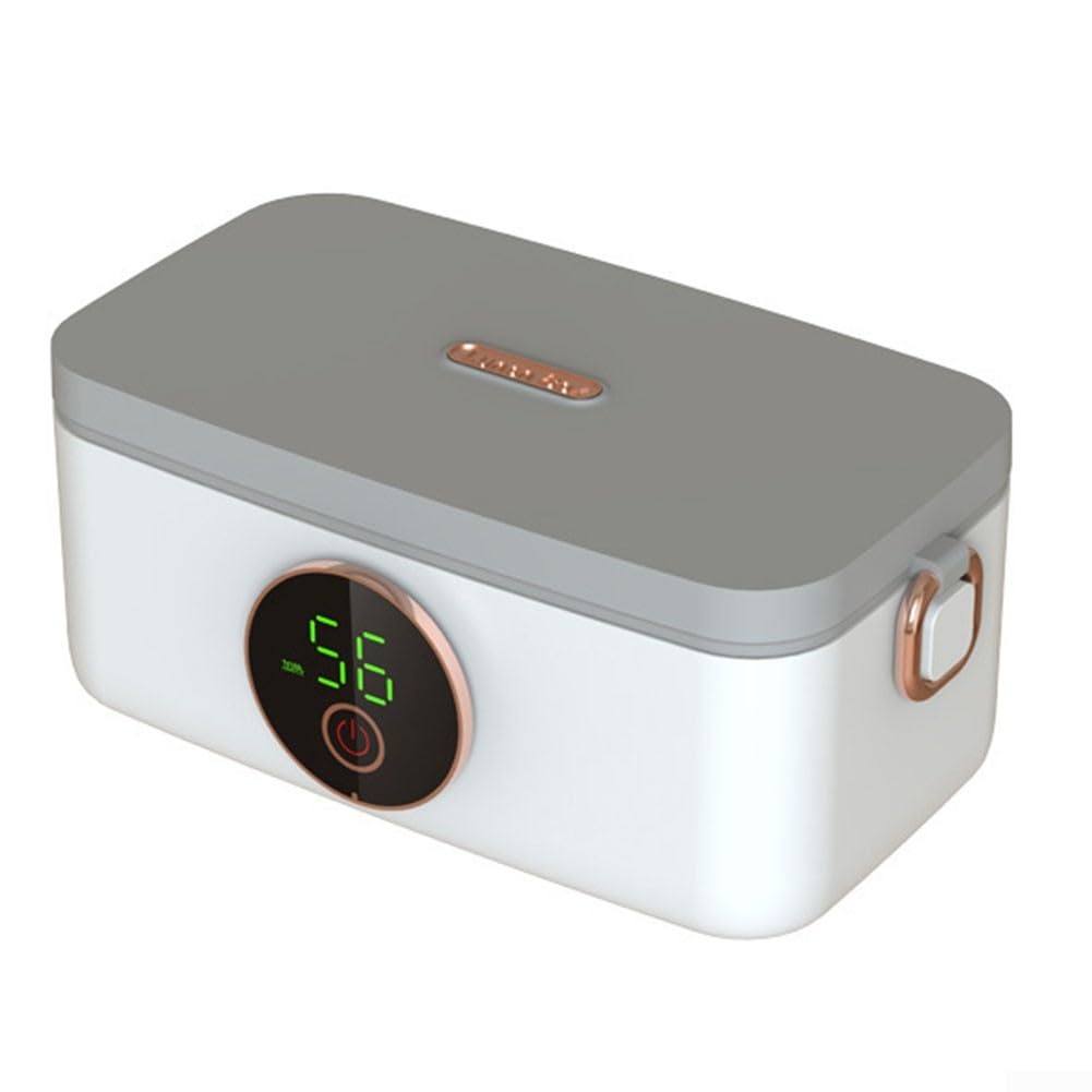 Honseadek Cordless Electric Lunch Box, Self-Heating, Rechargeable Heated Lunch Box, Powered Portable Lunch Tool Food Warmer for Work, Travel, Meal Prep Friendly