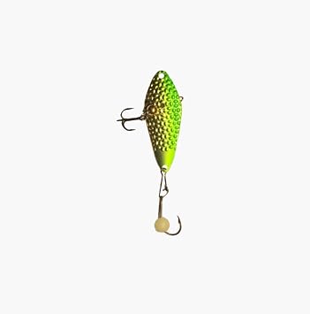 Hammered Minnow Jigging Spoon Cast, Jerk or Vertical Jig Fishing Lure, Great for Ice Fishing