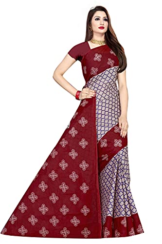 Image of TAMAIRA FASHION Mulmul Pure Cotton Saree For Woman |Office Wear Daily Wear Sarees For Women Without Blouse Piece(Available in 15 Colours)
