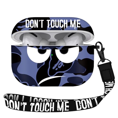 Image of Compatible with Airpods Pro 3 Case(2025),Don't Touch Me for Airpods Pro 3rd Generation Cases Cover with Lanyard Soft Silicone Cute Shockproof Cover for Women Men
