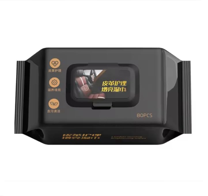 Leather Cleaning Wipes | Leather Care for Car Seats, Sofa, Shoes Multipurpose Cleaner & Protector | Car Dashboard Polish | Scratch Remover & Glass...