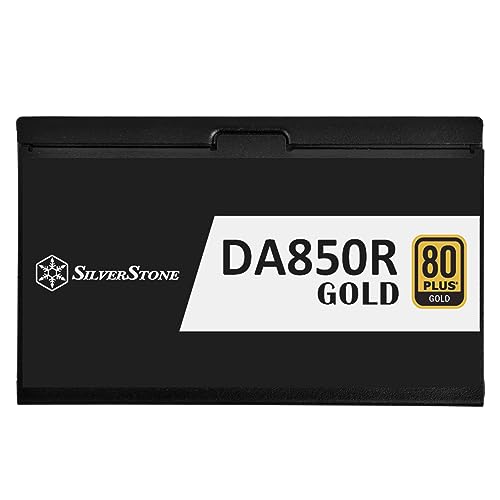 Image of SilverStone Technology DA850R Gold 850W 80 Plus Gold ATX 3.0 & PCIe 5.0 Modular Power Supply, SST-DA850R-GM