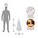 National Tree Company Artificial Christmas Tree, White Tinsel, Includes Stand, 3 feet