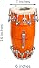14 Inch Medium Handmade Wooden & Leather Classical Indian Folk Tabla Dholak Drum Set With Adjustable 28 Bolts & Tuning Spanner, Hand Percussion World Musical Instruments For Musicians Punjabi Dholki