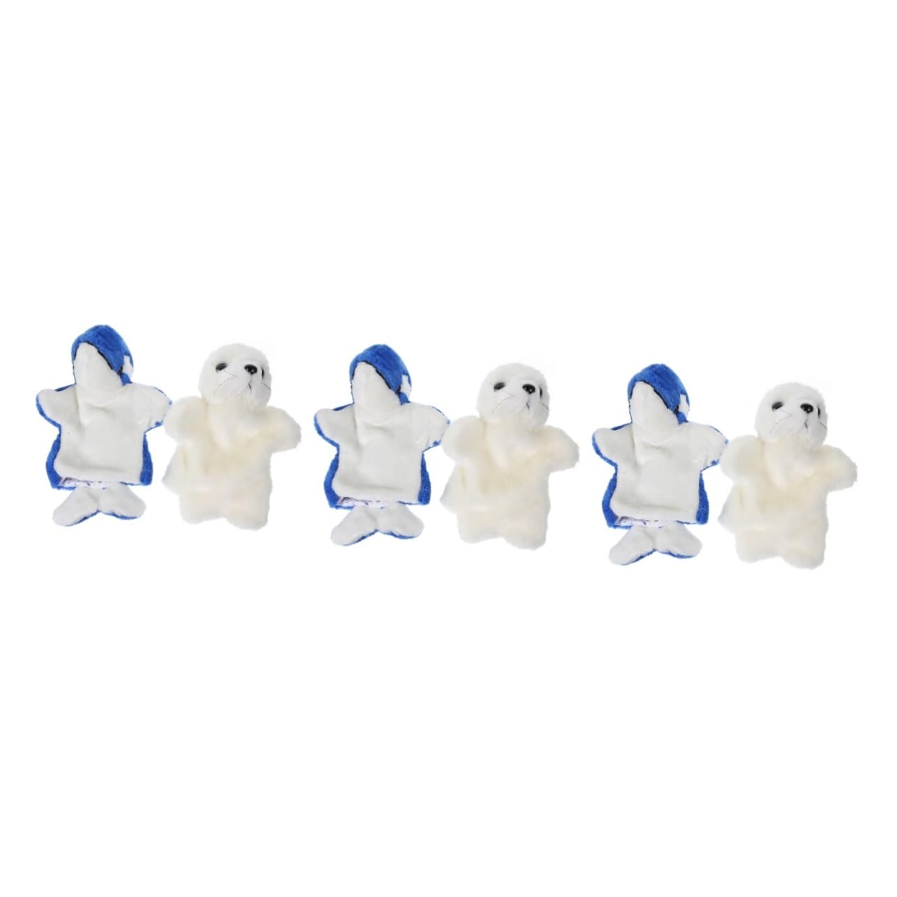 Toyvian 6pièces Marionnettes à Doigts Animaux pour Jouets Éducatifs De Rôle Amusants