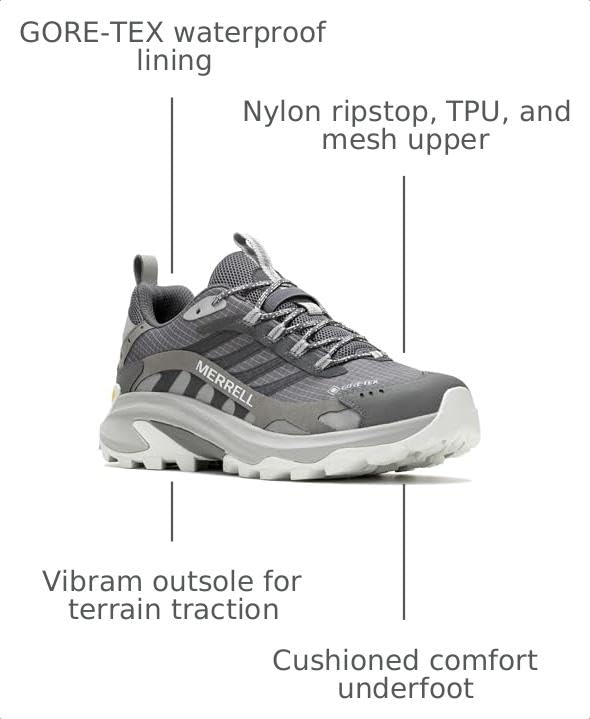 Image of Merrell Moab Speed 2 GTX Asphalt 9 M