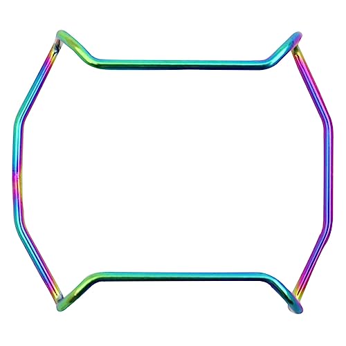 バンパーガード プロテクター GA-2100 GA-2110 ステンレス バンパーフレーム 汎用 カスタム パーツ 部品 ダイヤル保護 レインボー