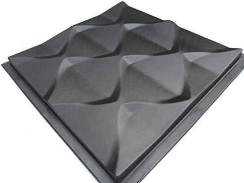 PYRAMID Mold for Plaster 3D Decorative Wall Panels, 1 pcs ABS Plastic mold