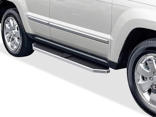 Estribos laterales de acero inoxidable APS 6in para Jeep miniatura 1