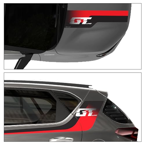 Image of GT Edition Car Graphics for Sonet| Colour - Steel Silver| Size - 30.5 x 7 cm