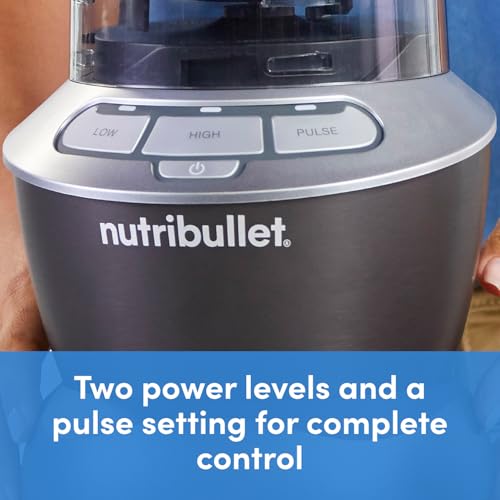 nutribullet Hot and Cold Blender - Full Size 1.6L Jug Blender - Includes Powerful 1000W Base, Pitcher Lip & Vented Lid Cap, Pusher & 1.6L Blender Pitcher - Blends Frozen Fruit, Ice, Nuts & Vegetables - Image 5