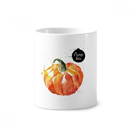 Mug blanc citrouille légumes aquarelle en céramique : idée cadeau originale 350ml
