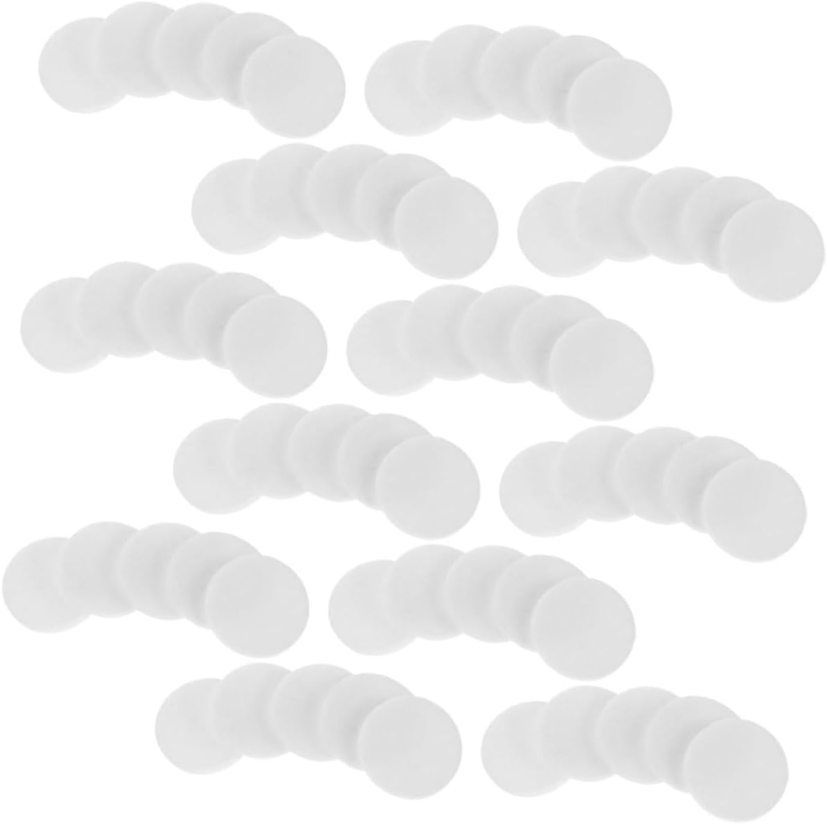Alipis 200pcs Round Essential Oil Diffuser Cotton Pads Highly Absorbent Aromatherapy Refill Pads for Car Home and Wearable Pendants Optimized for Aroma Diffusers and Lockets