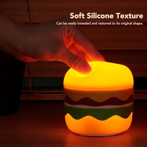 Lámpara de noche de silicona suave Garosa USB recargable miniatura 7