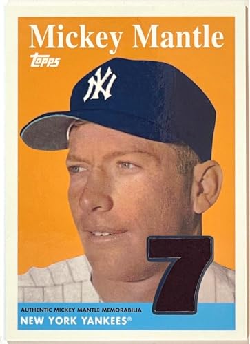 2008 Topps Factory Set Mickey Mantle 7 Jersey Relic MMR-58