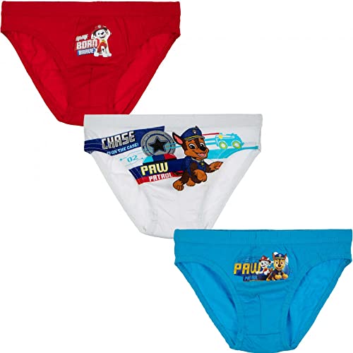 Confezione Da 3 Boxer Bambini Paw Patrol - Cotone, Taglie 3-6 Anni, Personaggi Marshall E Chase - Foto 10