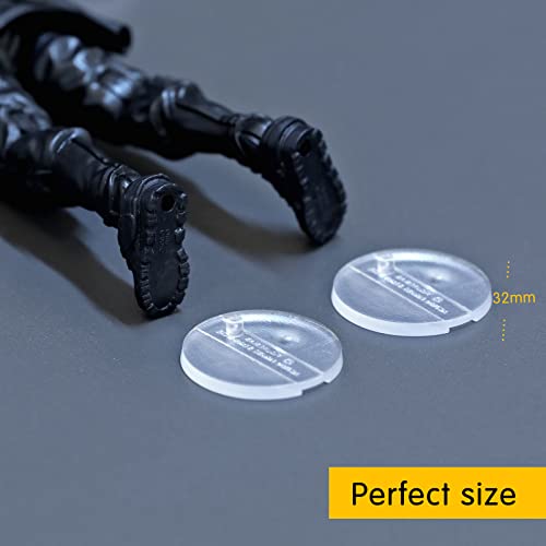 Image of 100PCS Action Figure Support Stand with Peg, 6 inch Figures Toy Display Stands Holder Bases, Compatible with 1 /12 Mavel Legends Series /GiJeo Classified Series /D C /Mo tu Models