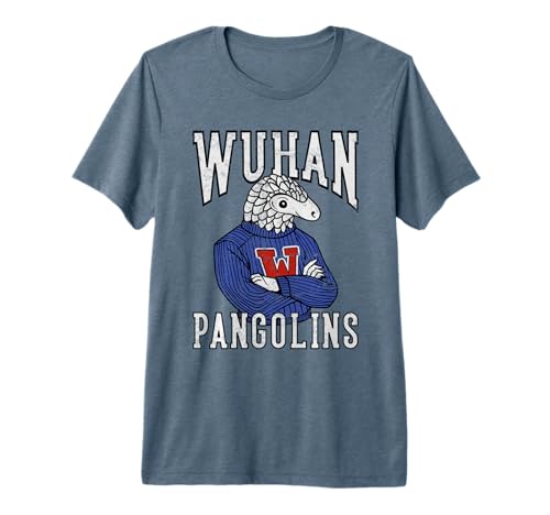 Wuhan Pangolins Weird Humorous Silly Random Odd Joke Ironic Premium T-Shirt