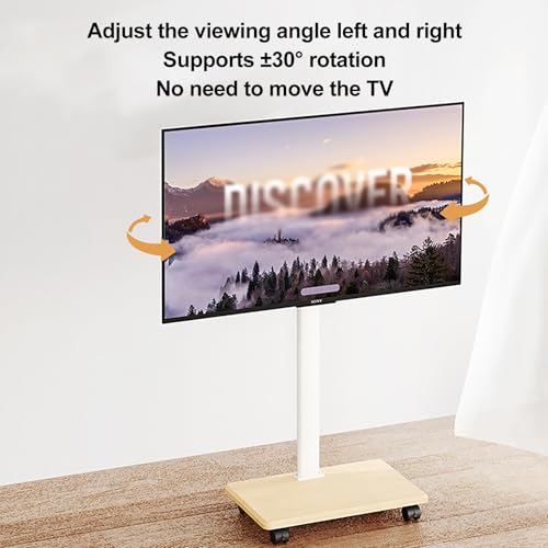 Soporte móvil para TV de 32-75 pulgadas con inclinación 30° miniatura 4