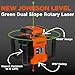 Johnson Level & Tool JRT300-GNHV-K Self-Leveling Dual Slope Rotary Laser Kit with GreenBrite® Technology, 4,000FT Range, Lithium Ion Batteries, Magnetic Target, Laser Detector, Remote Control